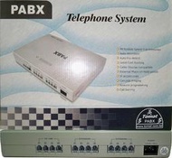 PABX電話總機自動總機語音交換機308AC可接事務機含3支MT-730商用顯示型話機,工廠直營,一年保固