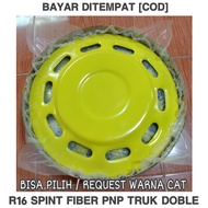 Weldop Ring 16 Truk Dobel Model Sprint Bahan Fiber, Wheeldop Wildop Weldof Wildof Dop Variasi Tutup 