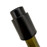 Everydaywine - Wine Stopper 抽真空塞帶日期刻度 紅酒保鮮真空泵 按壓式抽氣瓶塞 密封塞 抽真空瓶蓋 紅酒真空酒塞 黑色按壓式紅酒塞酒瓶塞 葡萄酒啤酒香檳保鮮塞 矽膠真空酒瓶