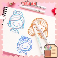 [HOT] Pen with 02 lines with 2 colors - Drawing/Interdental 2 parallel lines