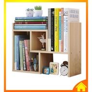 [OneHome] Wooden Rack Shelf Wood Book Table Storage Organizer Study Room Office Rak Kayu Buku Meja Belajar Pejabat Kerja