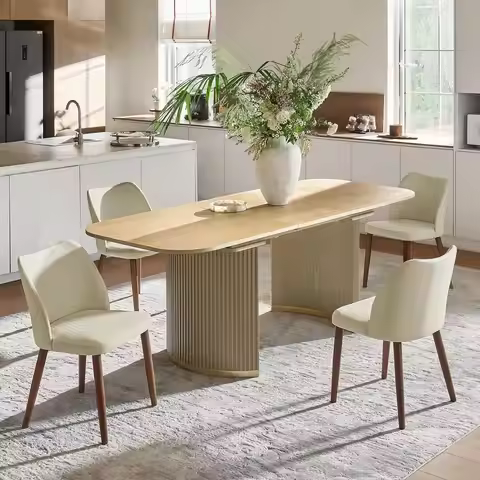 Dining Chairs Set o 4, Upholstered Kitchen Dining Room Chair Set Morden Accent Side Dinner Chair wit