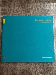 Benjamin Britten/ Cello Suites 1-3 法國製CD