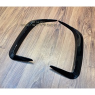 1Pair Perodua Axia 2023-2024 Rear Bumper Canard Gloss Black