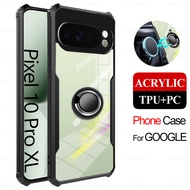 Case For Google Pixel 10 Pro XL 5G with Ring Stand For Google Pixel 10 9 Pro XL 8 7 Pro 7A Ring Stan