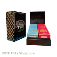 TWG Tea Gift Set: 2 Haute Couture Tea in 1 Box  - BREAKFAST KING Black TEA and BREAKFAST QUEEN Green
