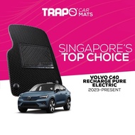 Trapo Car Mat for Volvo C40 Recharge Pure Electric (2023-Present) | Anti-Slip | Waterproof | Custom 