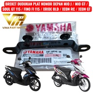 Front License Plate Holder Bracket Mio J Mio GT Fino FI Soul GT 115 Xride Old 54P-H454E-00 Original 
