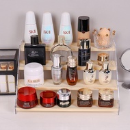 Display Stand Animation Model Riser Counter Rack Shelf Spice Perfume Rack Figure Stand 2/3/4/5 Tier Wooden Acrylic
