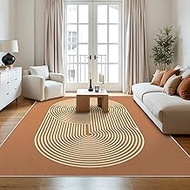 Bavni Area Rugs 8x10, Modern Soft Bedroom Rug, Machine Washable Rug Non Slip, Abstract Low Pile Larg