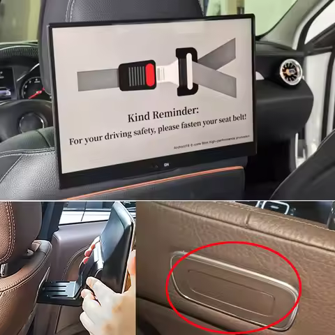 Plug and Play 13.3" Car Rear Seat Entertainment System for Mercedes-Benz Android 16.0 1080P 4K WiFi 