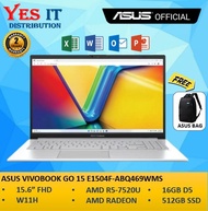 Asus VIVOBOOK GO 15 E1504F-ABQ469WMS / E1504F-ABQ471WMS ( R5-7520U 16GB DDR5 512GB SSD 15.6" FHD) LA