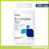 GNC - B-complex 綜合維他命B-100 （EXP 2027年）（250粒）[平行進口] 維生素B族(大樽) *不同包裝版本可能隨機出貨*