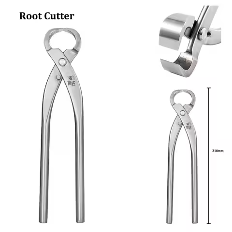 210mm root cutter branch cutter straight edge cutter 5Cr15MoV Steel bonsai tools multi function root