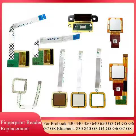 New Fingerprint Reader For HP Probook 430 440 450 640 650 G3 G4 G5 G6 G7 G8 G9 Elitebook 830 840 G3 