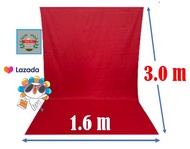 RedScreen  เรดสกรีนไลฟ์สด (ไม่รวมโครงฉาก) ผ้าเขียวฉากพื้นหลัง Chroma Key1.6 X 3.0 เมตร