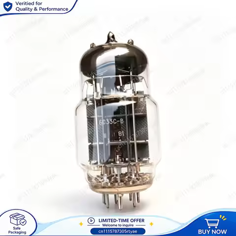 6C33C-B Vacuum Tube Direct Replacement 6C33C Audio Amplifier Valve Precision Matched Pair