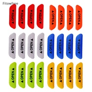 Fitow 4Pcs/set Car Door Stickers Universal Safety Warning Mark OPEN High Reflective Tape Auto Exterior Motorcycle Bike Helmet Sticker FE