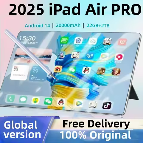 New Tablet iPad Air PRO 11 inch Android 22GB+2TB Tablets 20000mah Battery Global Version 4G 5G Dual 