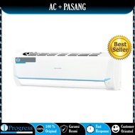 AC SHARP 1/2 PK AH-A5SAY R32 390 WATT MADE IN THAILAND +PEMASANGAN -