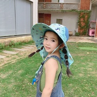 MATAHARI Kids Hat Sun Hat Baby Girl Sun Protection Hat Cute Cartoon