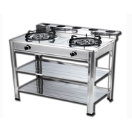 DAWA DOUBLE BURNER STANDING GAS STOVE 8 JETS BURNER HEAD TP-238