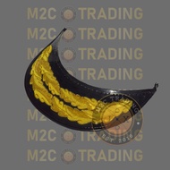 STYLE | BULLION PEAK | DOUBLE ROW GOLD LAUREL PEAK | PEAK CAP USE | 2 row