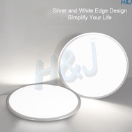 PHILIPS LED Ceiling light CL254 Series Round Cool White light (4000K)/Cool Daylight (6500K), 12W/17W/20W, Silver, White