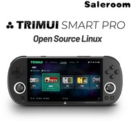 [Hot]Trimui Smart Pro Handheld Game Console 4.96''IPS Screen Linux System Joystick RGB Lighting Smar