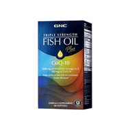 GNC – 三倍特強魚油 &amp; 輔酶Q10 1000毫克+100毫克 60粒