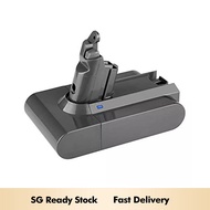 Dyson replacement battery for V6 DC58 DC59 DC61 DC62 DC74 Animal 21.6V 2200mAh 3000mAh 4000mAh Batte