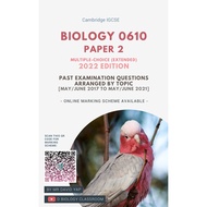 [Topical - Biology] Cambridge IGCSE Biology Past Year Papers