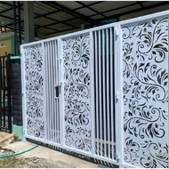 Make a CNC Iron Fence Laser Cutting Iron Plate 1,5mm Thick Leaf Pattern