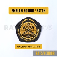 Emblem Bordir Instansi Negara – ESDM Pekerjaan Umum Bawaslu KPU KKP Kemhan Kehutanan Pertanian Kemen