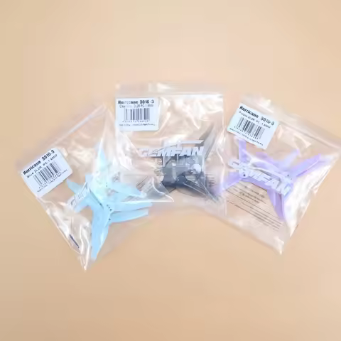 2 Pairs Gemfan 3016 3-Inch 3-Blade PC Propeller 1.5mm Hole CW/CCW for 3inch FPV Racing Drone