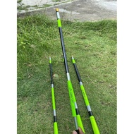 Green Carbon Fiber Tegek Rod 3.6 Meters 4.5 Meters 5.4 Meters 6.3 Meters