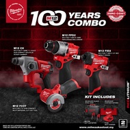 MILWAUKEE M12 FUEL MEGA COMBO - M12 CH / M12 FPD2 / M12 FID2 / M12 FCOT