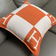 H Pillowcase Large Size 65 x 65 Office Light Luxury Nap Sofa Pillow Black White Cushion Cover