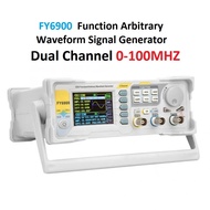 FY6900 0-100MHZ Digital Function Signal Generator Dual Channel Arbitrary Waveform Meter TFT Screen F