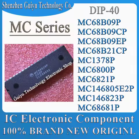 MC68B09P MC68B09CP MC68B09EP MC68B21CP MC1378P MC6800P MC6821P MC146805E2P MC146823P MC68681P MC6821