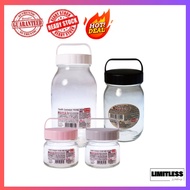 Daiso Handle Container With Lid Food Storage Seal Tight - 200ml /450ml /900ml