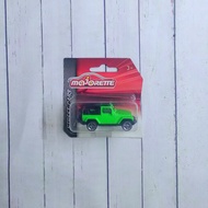 HIJAU Jeep wrangler rubicon Green Majorette