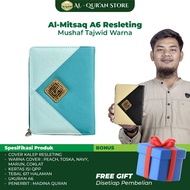 Al-Quran Zipper Al Mitsaq A6 Non-Translated Color Tajwid, Women's Al-Quran, Small Al-Quran, Pocket S