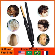 ✾✟ Mini Hair Straightener Curler Small Flat Iron Straightening Styling Tools Portable Thin Curling Iron for Short Hair Beard Styler