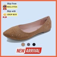 Speedy Rhino Sparkle Suede Flats from GF Shoe G 530267-43