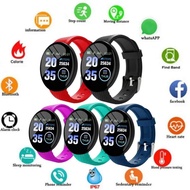 D18 Smart Bracelet Color round Screen Heart Rate Blood Pressure Sleep Monitor Walking Exercise Fitness Smart Watch