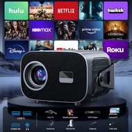 360° Rotating Projector 4K Projector Android 11 Dual WIFI BT5.0 Portable 3D Home Theater Cinema Smar