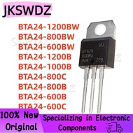 1-5PCS MOS Transistor BTA24 BTA24-1200BW BTA24-800BW/24-600BW/24-1200B/24-1000B/24-800C/24-800B/24-6