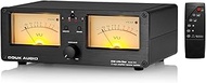 Douk Audio VU3 Dual Analog VU Meter, 2-Way Amplifier/Speaker Switch, Audio Switcher Box with DB Pane