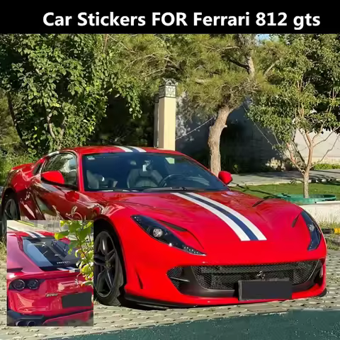 Car Stickers FOR Ferrari 812 gts Body Exterior Decoration Custom fashion Sports Racing Decal Film